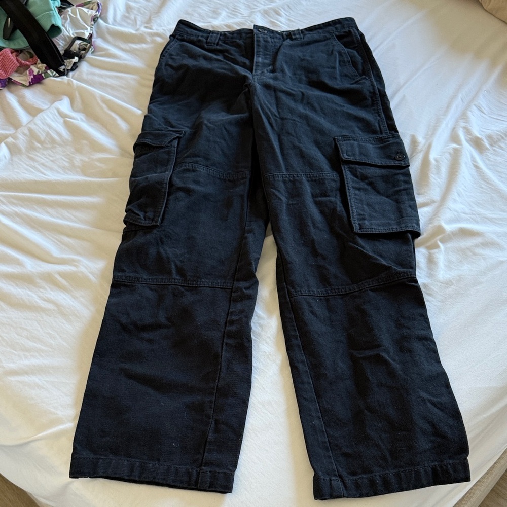 TNA Women's Black Cargo Jeans